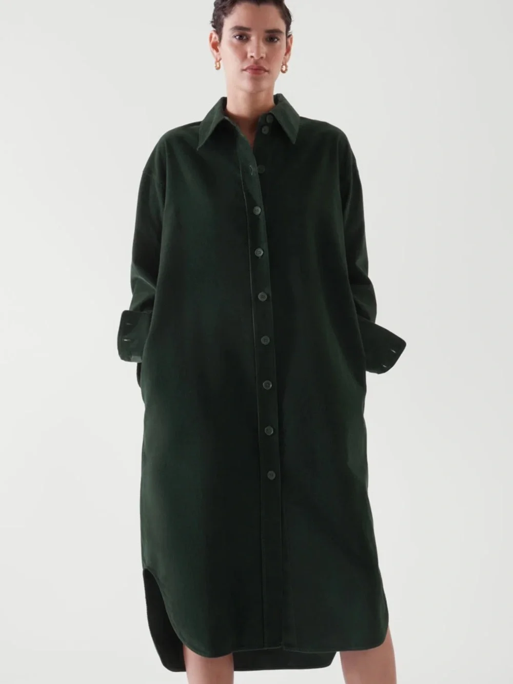 COS Corduroy Shirt Dress - Picture 1 of 6